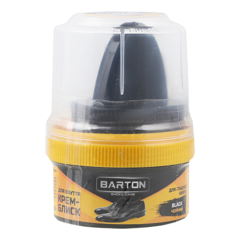 Крем-блиск д/взуття Barton 50мл чорний