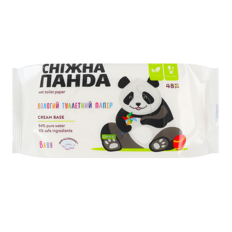 Туалет папір вол СніжнаПанда 48штBaby