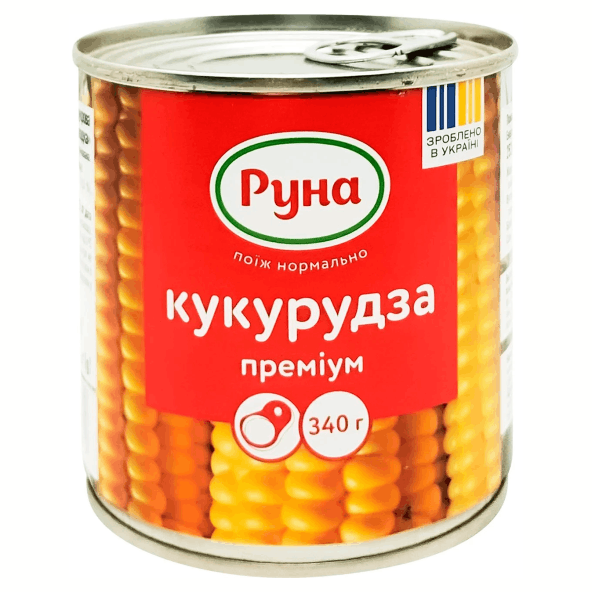 Кукурудза Руна 340млЦукрова Консер ж/б