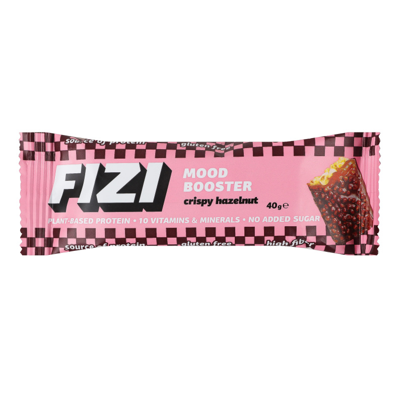 Батончик Fizi40гCrispy Hazeln Mood Boost