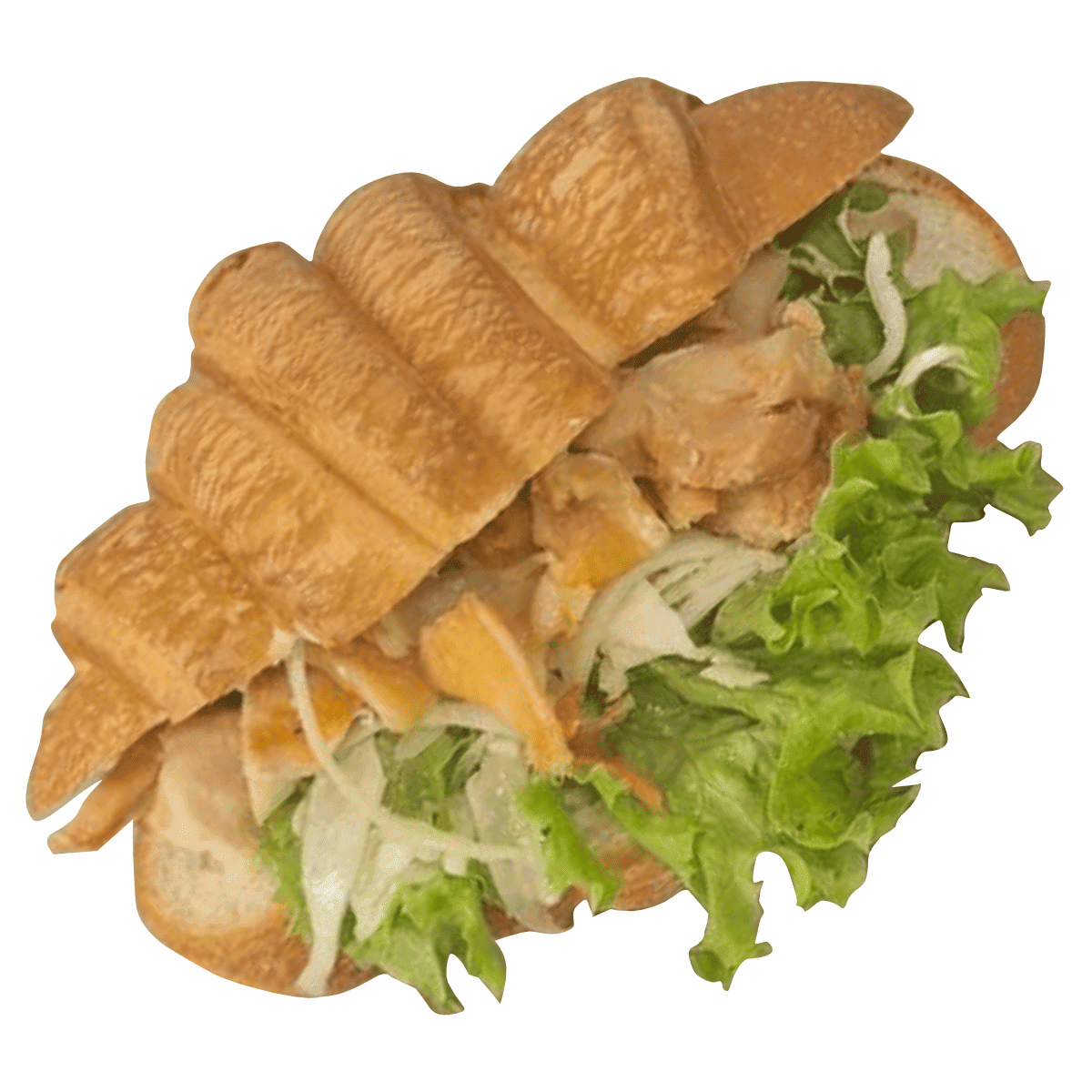 Круасан з куркою та капустою 160г