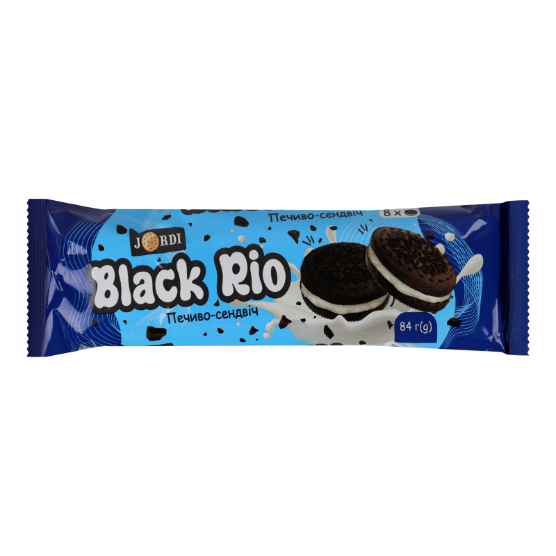 Печиво-сендвіч JORDI 84г Black RIO