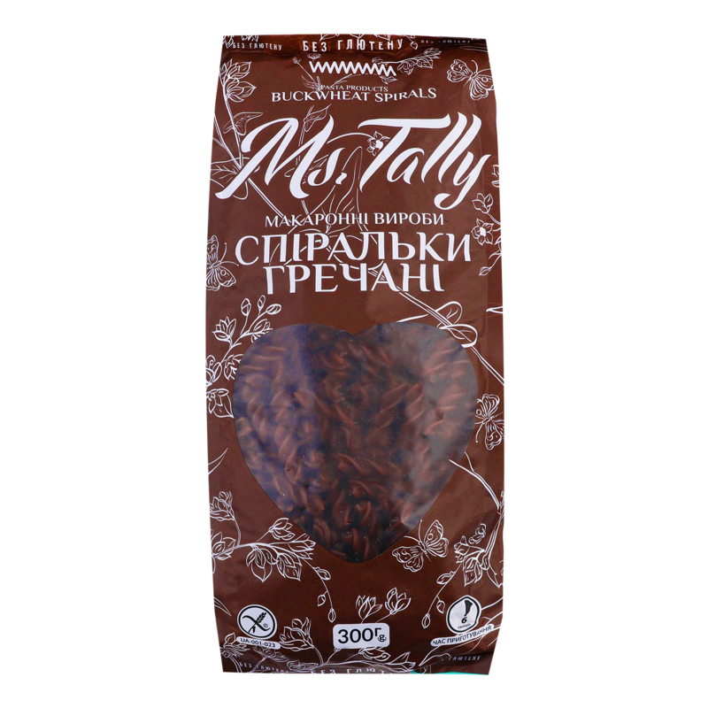 Макарони Ms.Tally 300г Спіральки гречані
