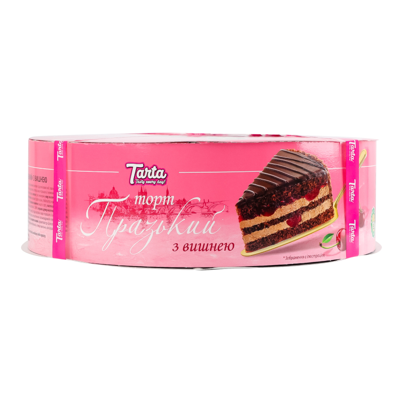 Торт Tarta 850г Празький з вишнею