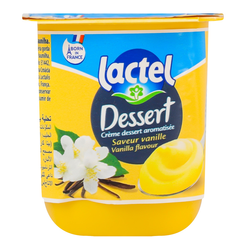 Десерт Lactel 125г 2,9% Ваніль Стакан