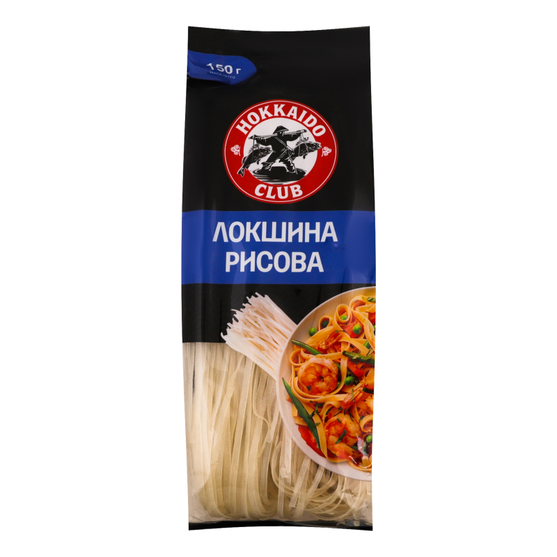 Локшина Hokkaido Club 150г Рисова