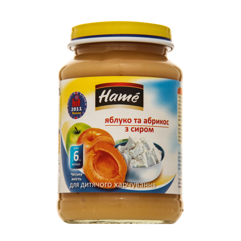 ДХ Пюре Hame 190г фр сир Яблуко-абрикос