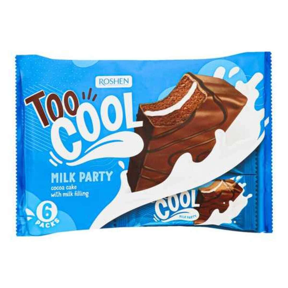 Тістечко Roshen270гTooCoolMilkPartyАкція