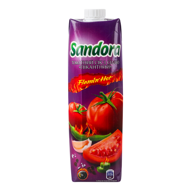 Нектар Sandora 0,95л Пікантний томат сіл