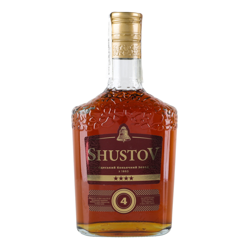 Напій спиртовий Шустов 0,5лЛегКол4* 40%