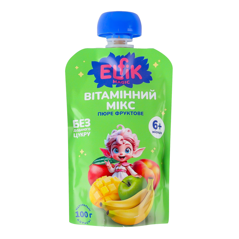 ДХ Elfik 100г Пюре Вітамінний мікс