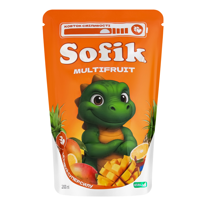 Напій соковмісний Sofik 200мл Мультифрук