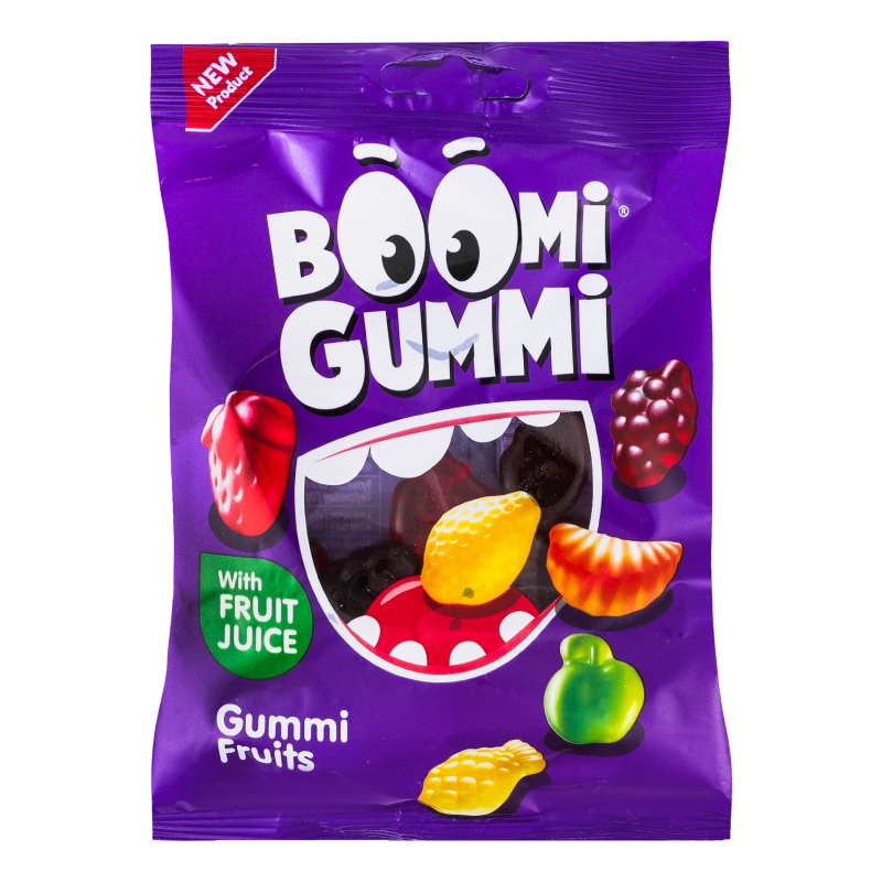 Цукерки Boomi Gummi 70гЖел Fruits