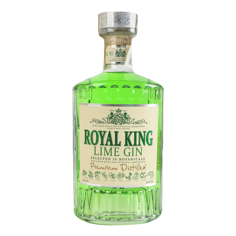 Настоянка Royal King 0,5л Lime Gin 40%