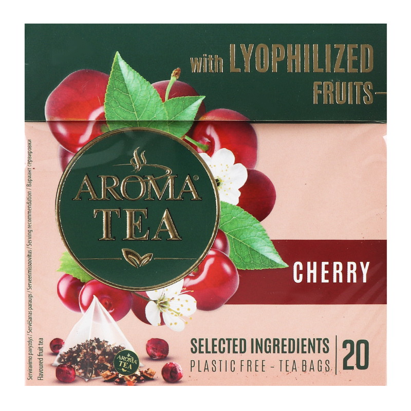 Чай AROMA TEA 20х2г Вишня в пірам