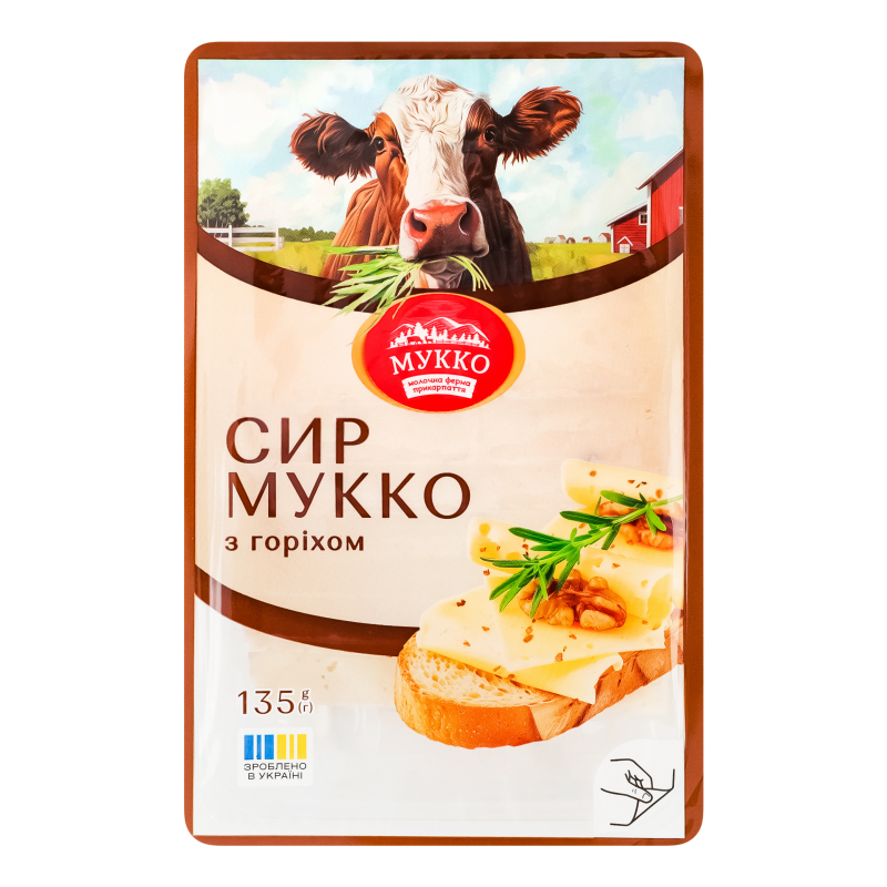 Сир Мукко тв 50,2% 135г з горіхом