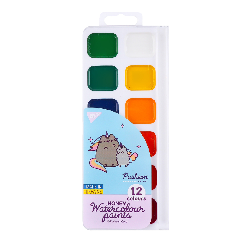 Фарби YES 12кол акварел Puusheen 110275