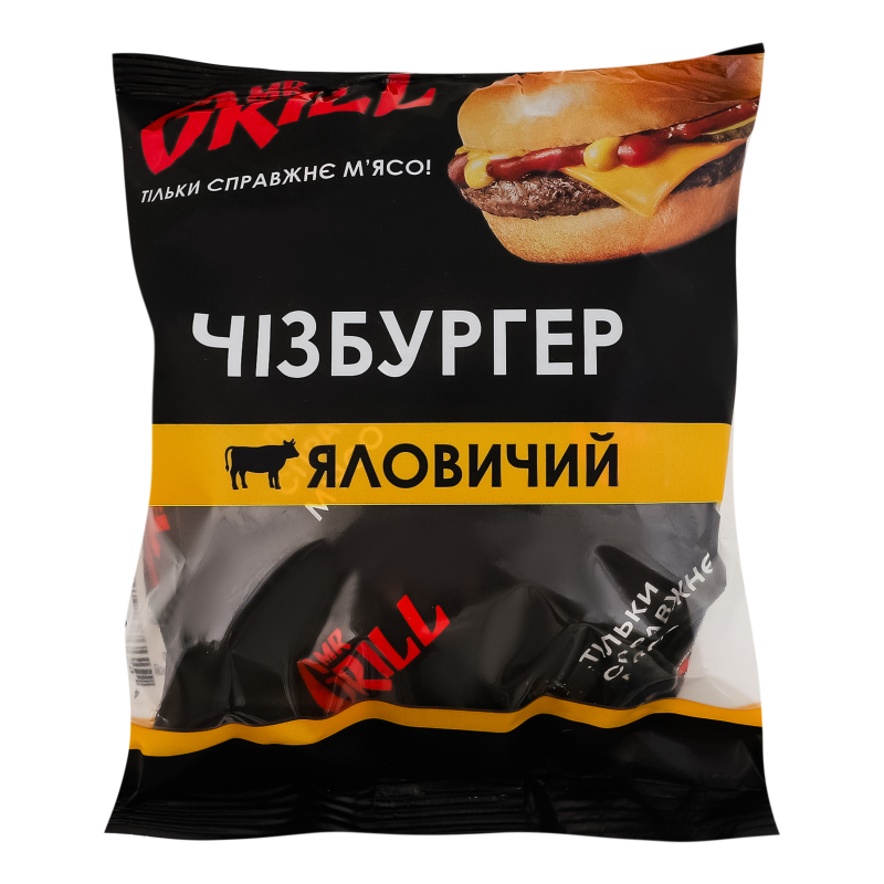 Чізбургер Mr.Grill 132г з яловичої котл