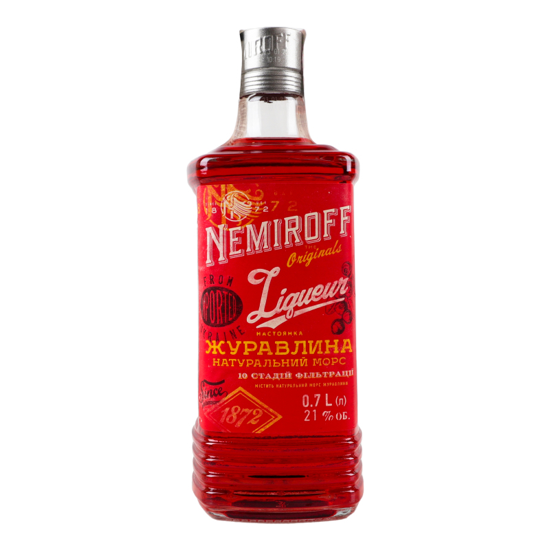 Настоянка Nemiroff 0,7л Журавлин штоф21%