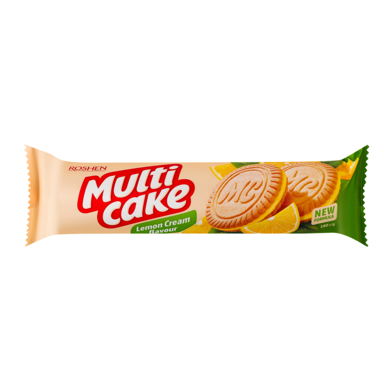 Печиво ROSHEN 180г Multicake лимон-крем