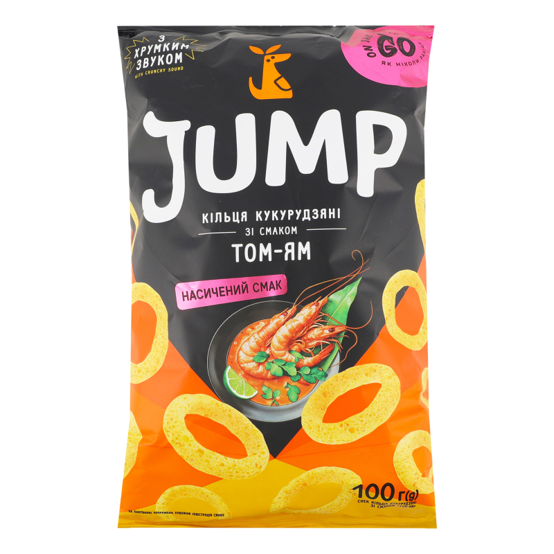 Снеки Jump 100г Кільця Том-Ям