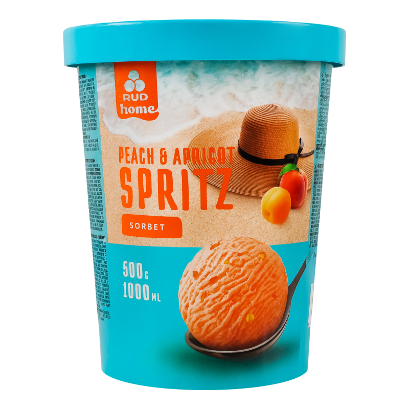 Морозиво Рудь500гСорбет Перс Абрик Sprit
