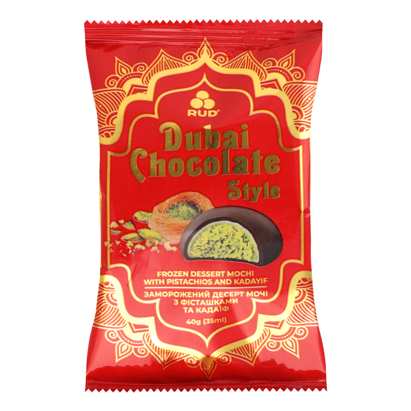 Морозиво-десерт Рудь 40гDubaiChocolStyle