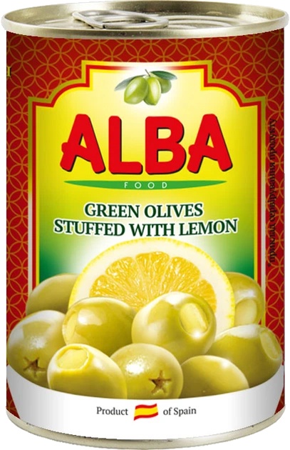 Оливки Alba Food 300мл фаршировані лимон