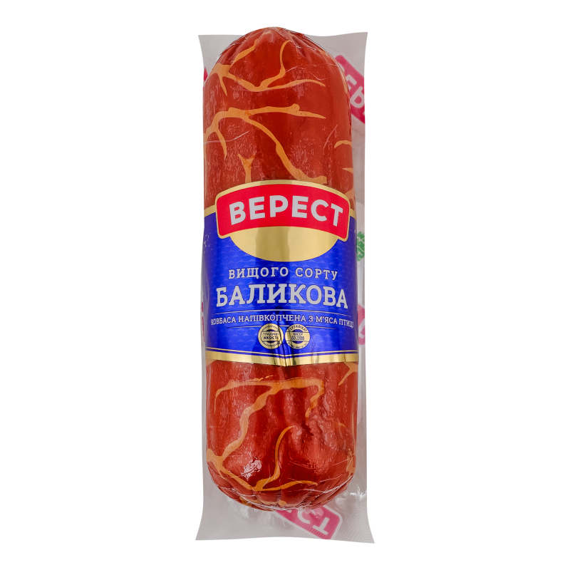 Ковбаса Верест н/к Баликов з мяс птиц шт