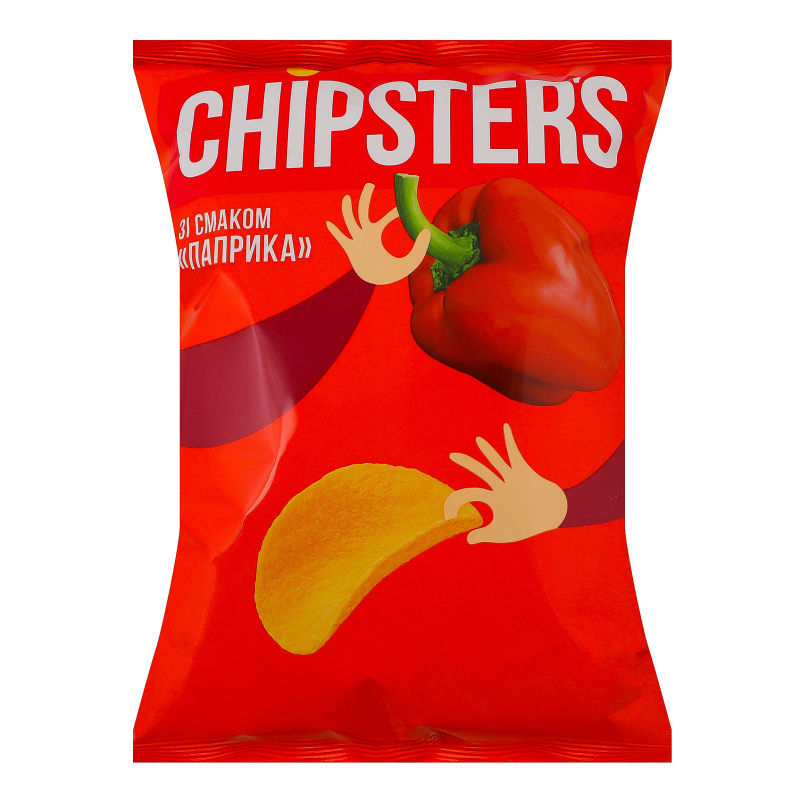 Чипси Chipsters 100г Паприка