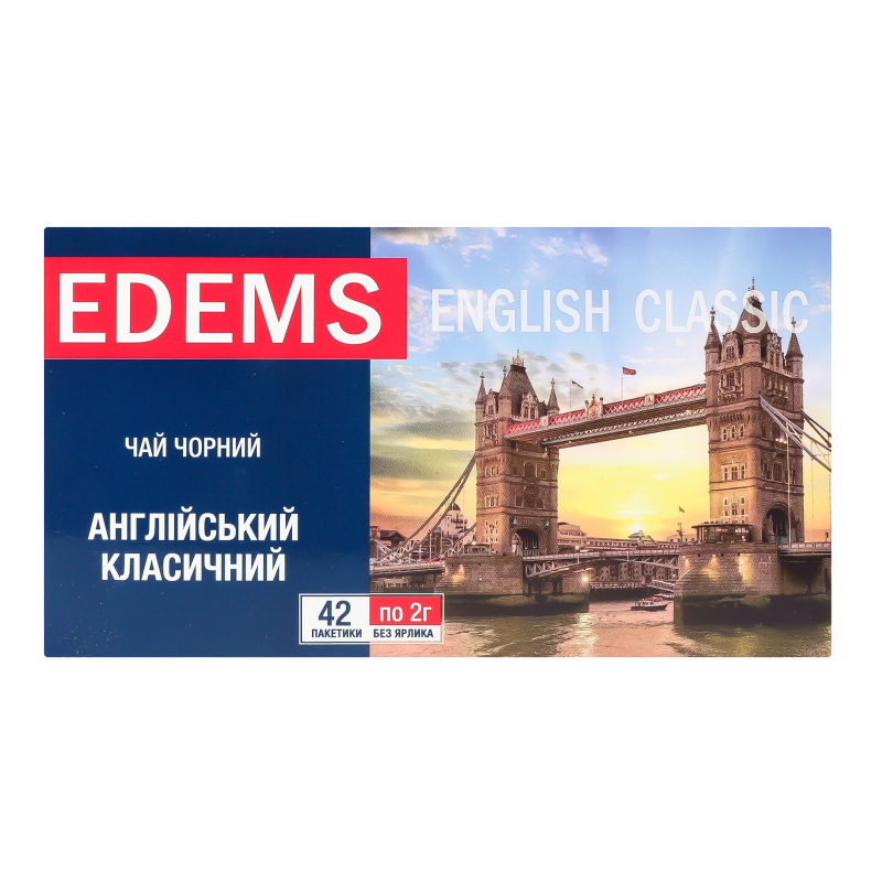 Чай Едемс 42шт*2г чор Англійський Класич