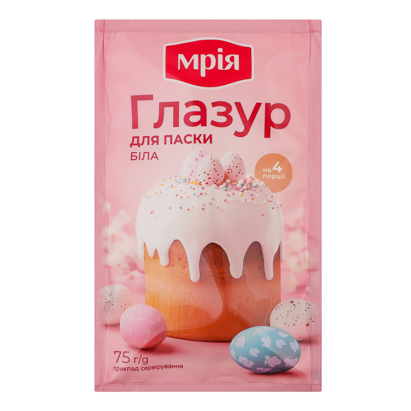 Глазур Мрія 75г Біла