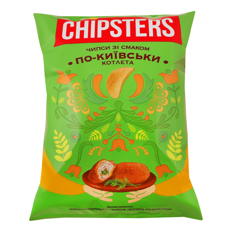 Чипси Chipsters 100г Котлета По-Київськи