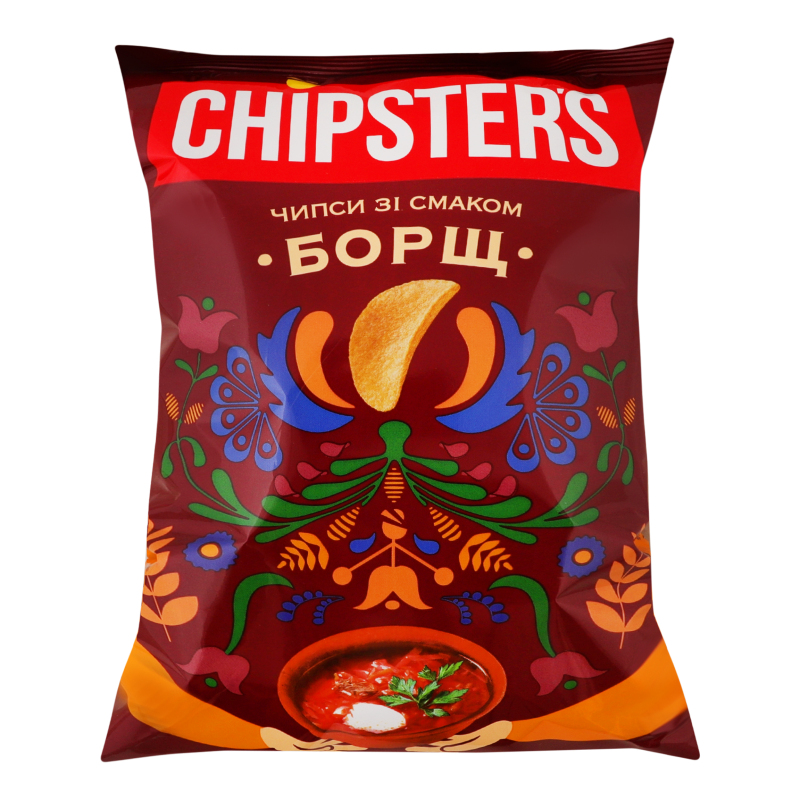 Чипси Chipsters 100г Борщ