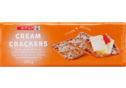Крекер SPAR 200г Вершкові