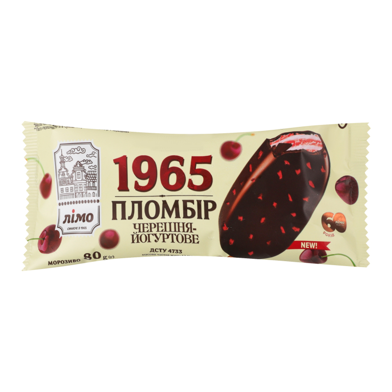 Морозиво Лімо 80г Черешня-Йогуртове 1965
