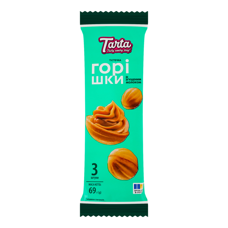 Тістечко Tarta 69г Горішок зі згущеним