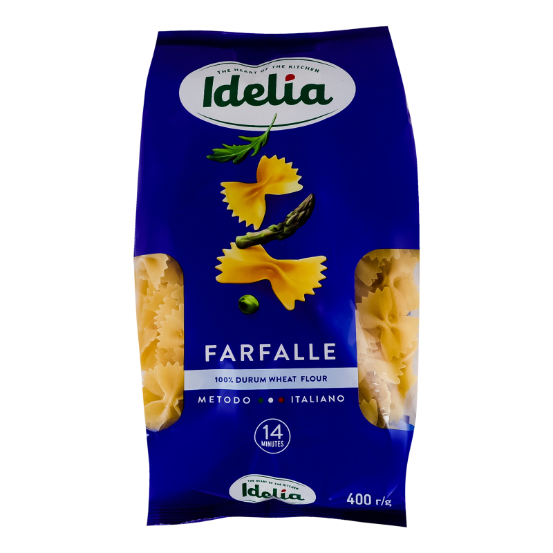 Макарони Idelia 400г Бантики