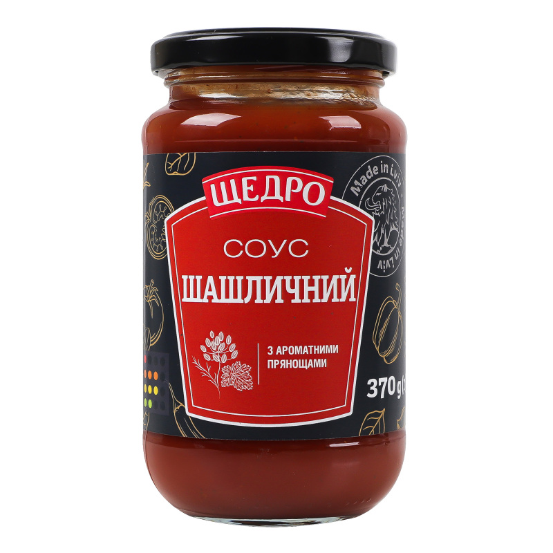 Соус Щедро с/б 370г Шашличний
