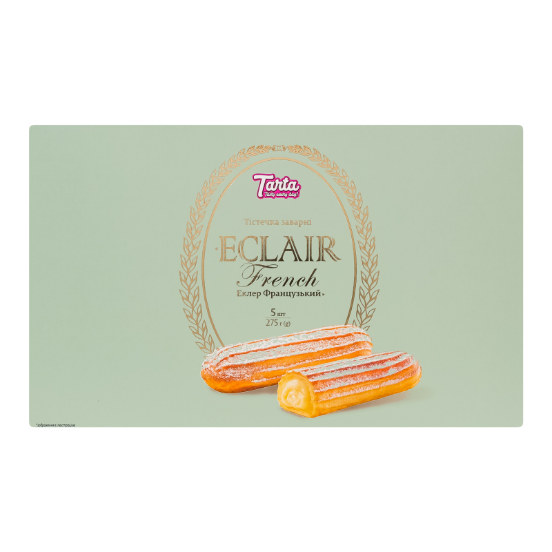 Тістечко Tarta 275г 5шт Еклер Француськи