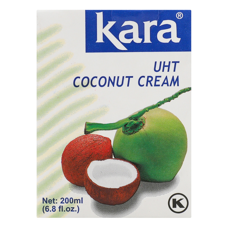 Вершки Kara 24% 200мл Кокосові пастериз