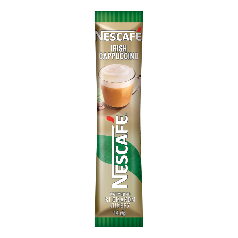 Напій кавов Nescafe 14г Irish Cappuc