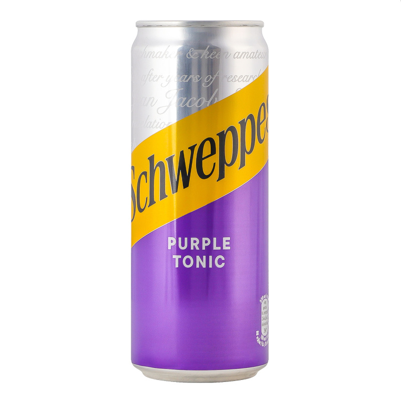 Напій Schweppes 0,33л Purple Tonic ж/б
