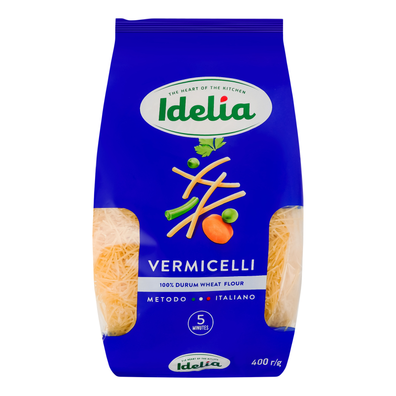 Макарони Idelia 400г Вермішель