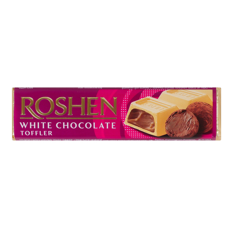 Батончик ROSHEN 41г Toffler біл шок