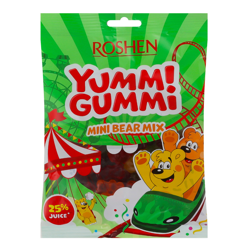 Цукерки ROSHEN 165г YummiGummi Mini bear