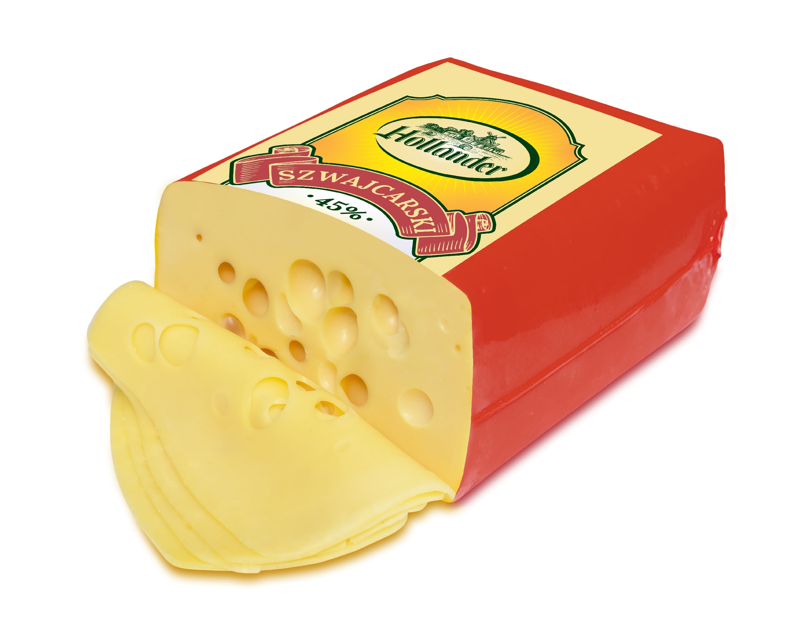 Сир Hollander тв 45% Швейцарський