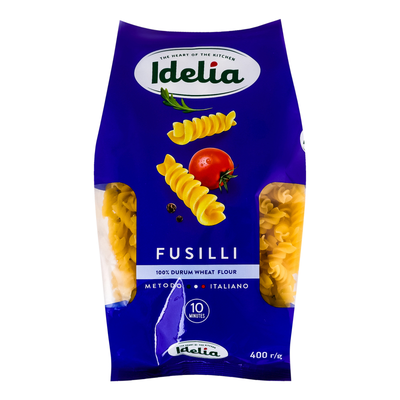 Макарони Idelia 400г Спіралі