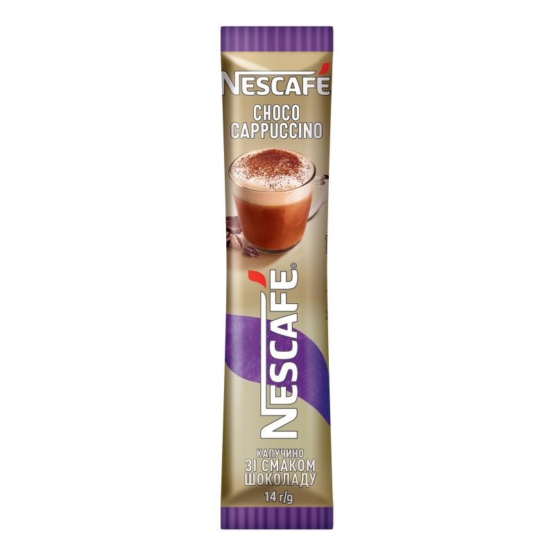 Напій кавов Nescafe 14г Choco cappuccino