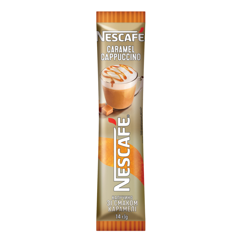 Напій кавов Nescafe 14г Caramel cappucci